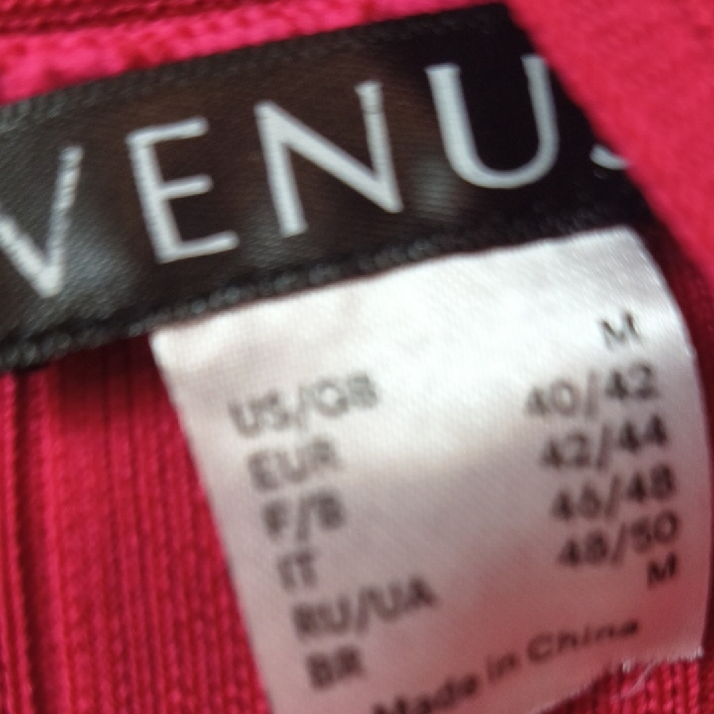 VENUS Vibrant Pink Long Sleeve Dress - Picture 3 of 16